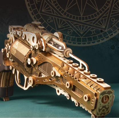 Diyion™ | Steampunk Revolution 3D Mechanical Revolver Puzzle - Diyion MOOD1-18580911