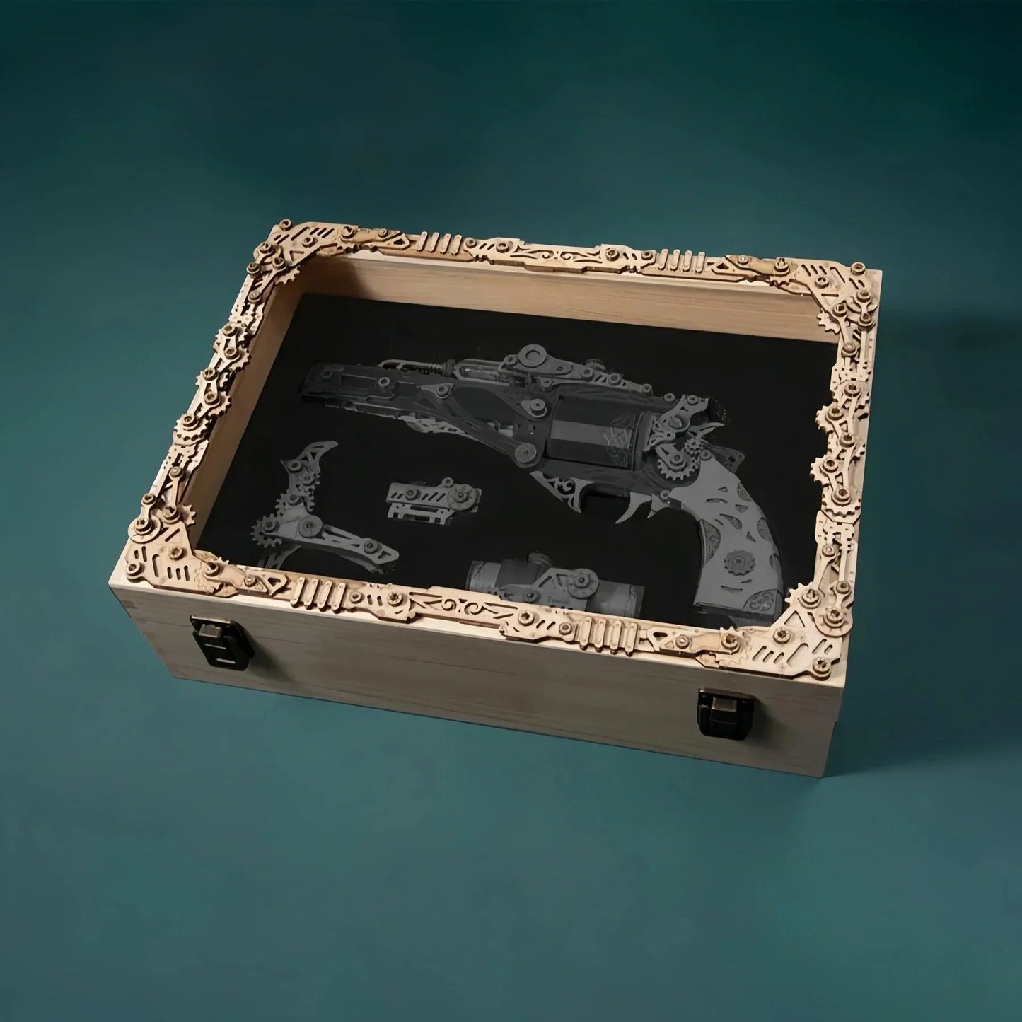 Diyion™ | Steampunk Revolution 3D Mechanical Revolver Puzzle - Diyion