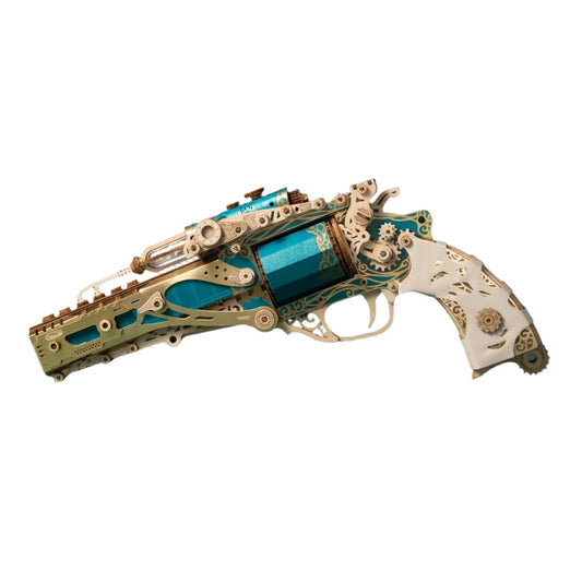 Diyion™ | Steampunk Revolution 3D Mechanical Revolver Puzzle - Diyion MOOD1-18580911