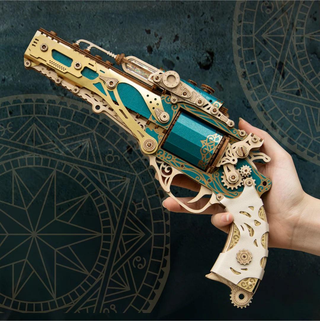 Diyion™ | Steampunk Revolution 3D Mechanical Revolver Puzzle - Diyion MOOD1-18580911
