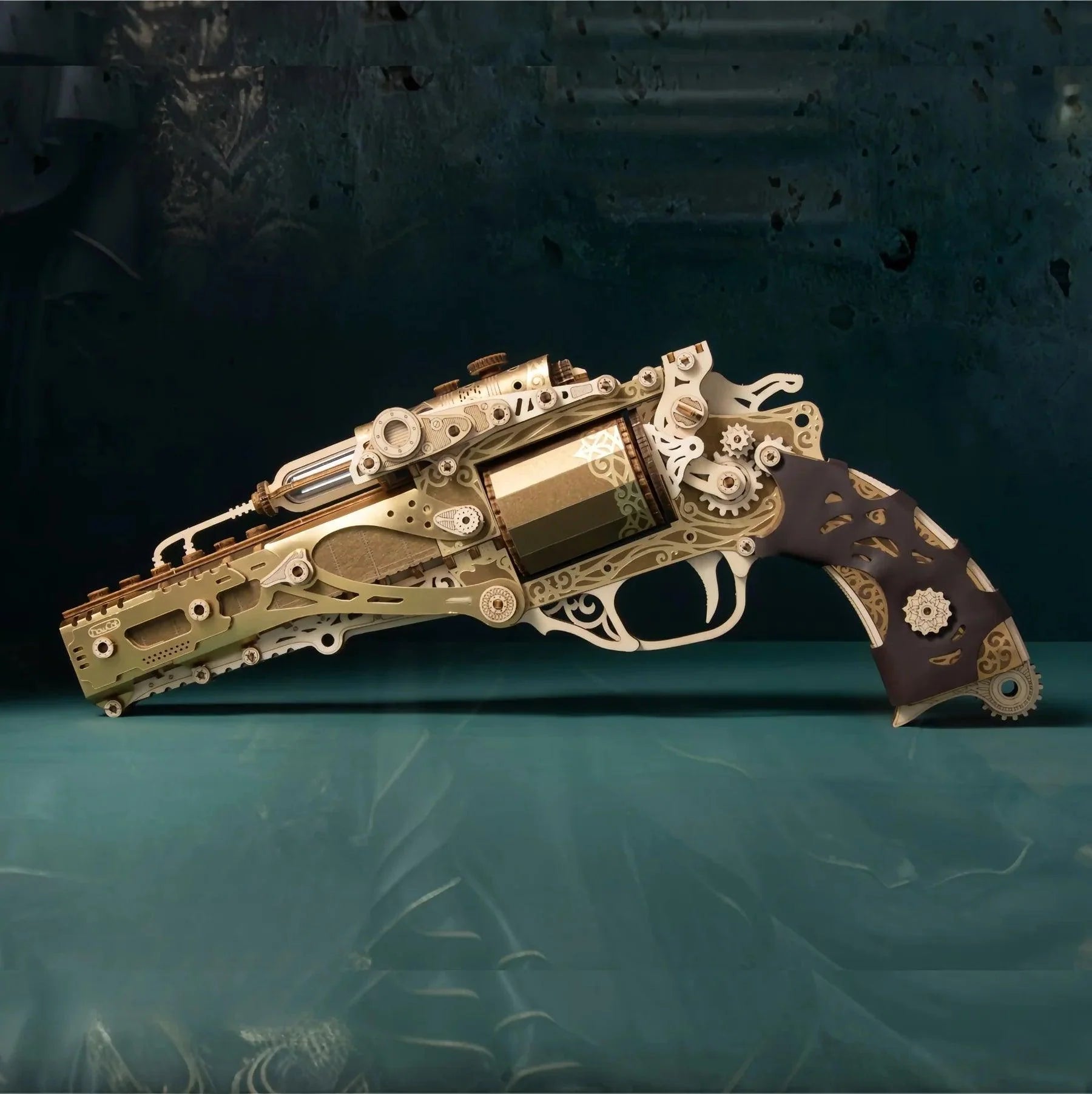 Diyion™ | Steampunk Revolution 3D Mechanical Revolver Puzzle - Diyion MOOD1-18580911
