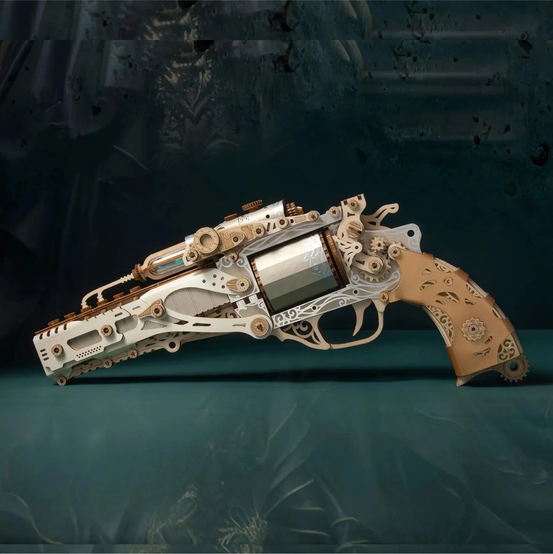 Diyion™ | Steampunk Revolution 3D Mechanical Revolver Puzzle - Diyion MOOD1-18580911