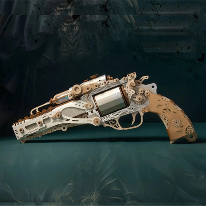 Diyion™ | Steampunk Revolution 3D Mechanical Revolver Puzzle - Diyion MOOD1-18580911