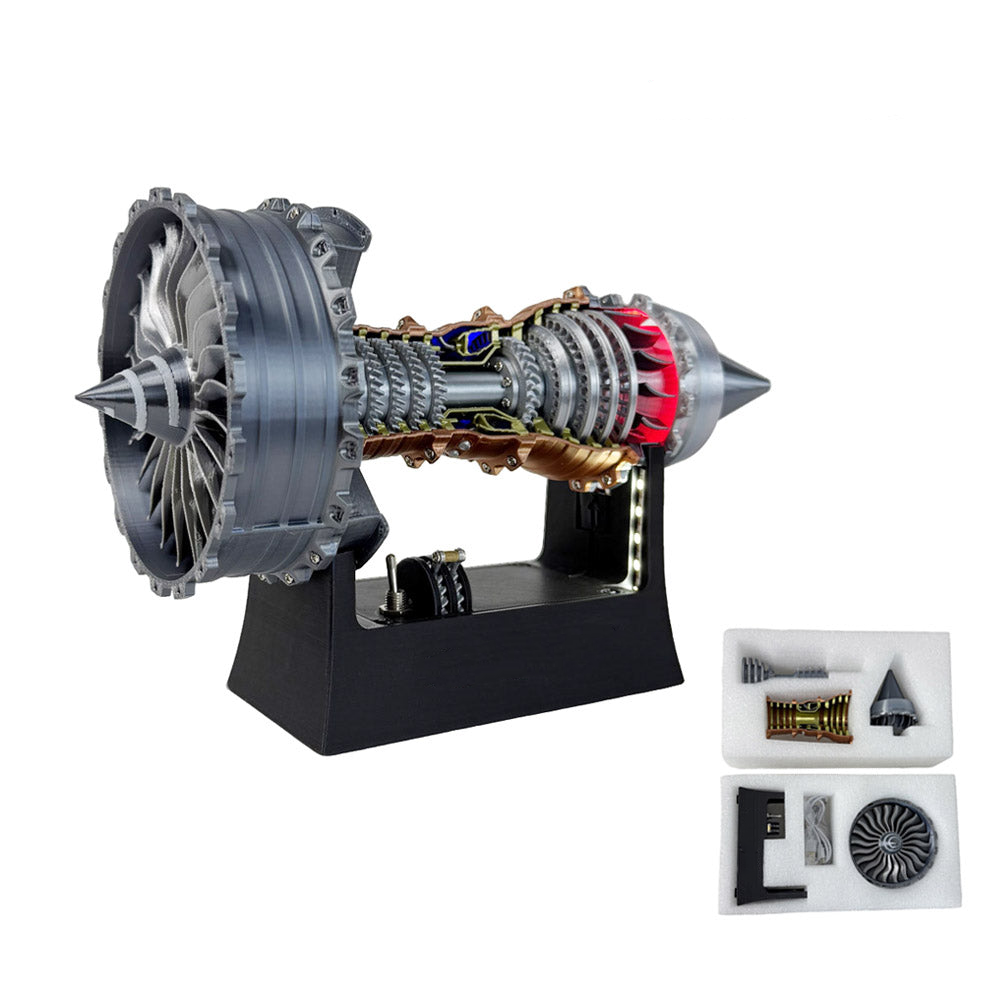 Rollo TR900 3D printed PLA aircraft engine display with Finished product and Diy Kits style options