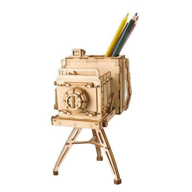Diyion™ | Vintage Camera 3D Wooden Puzzle - Diyion