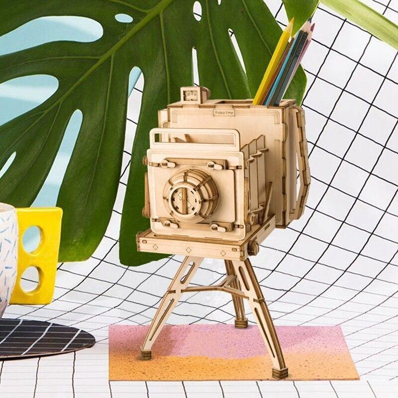 Diyion™ | Vintage Camera 3D Wooden Puzzle - Diyion
