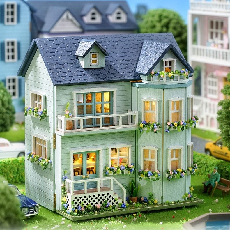Warm House DIY Miniature House Kit | Mini House - DIYION