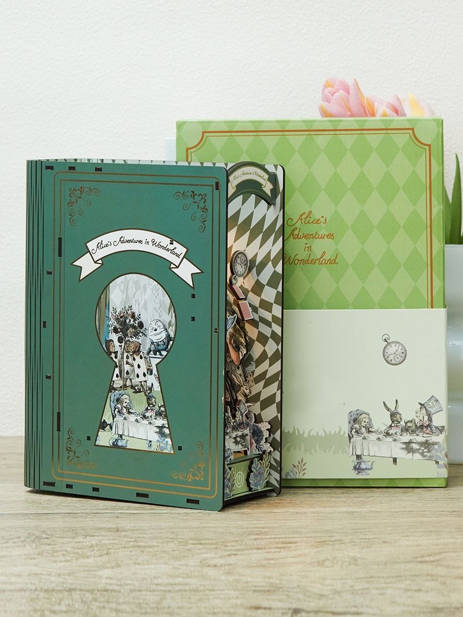 Alice In Wonderland DIY Book Nook Kit - DIYION